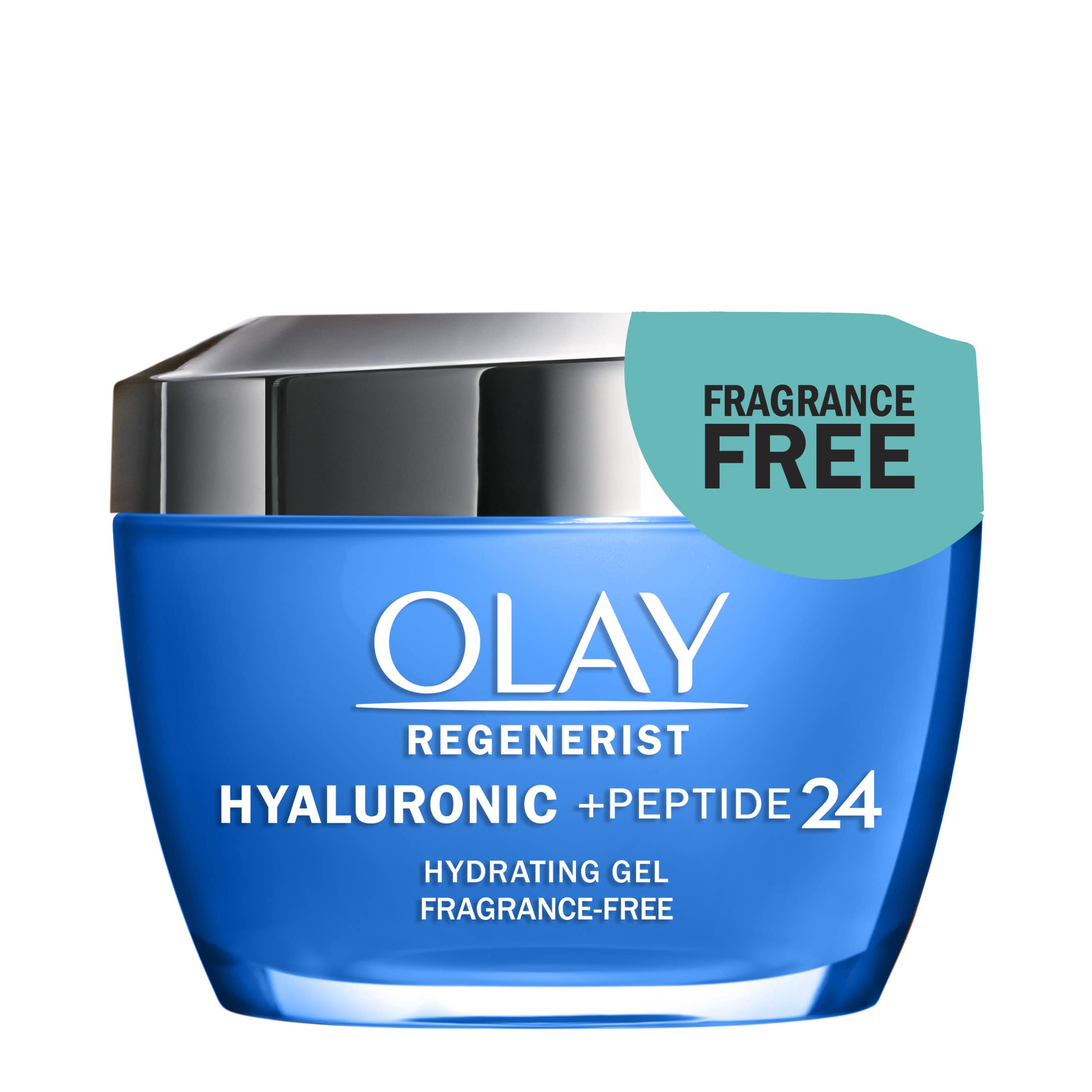Olay Regenerist Hyaluronic + Plum Refresh Ultralight Gel – Fragrance-Free Hydration (1.7 oz)