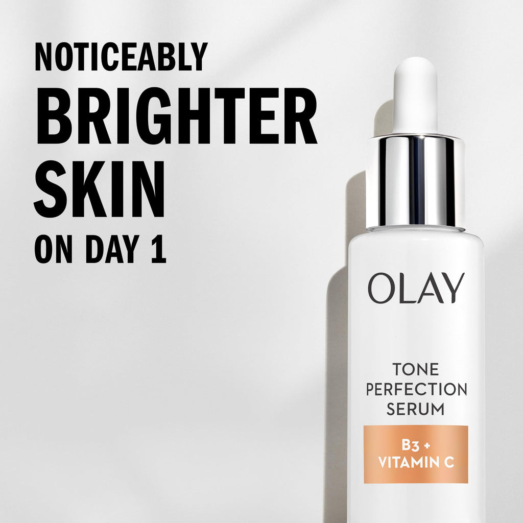 Olay Tone Perfection Serum with Vitamin B3 + Vitamin C | Brighten & Even Skin Tone