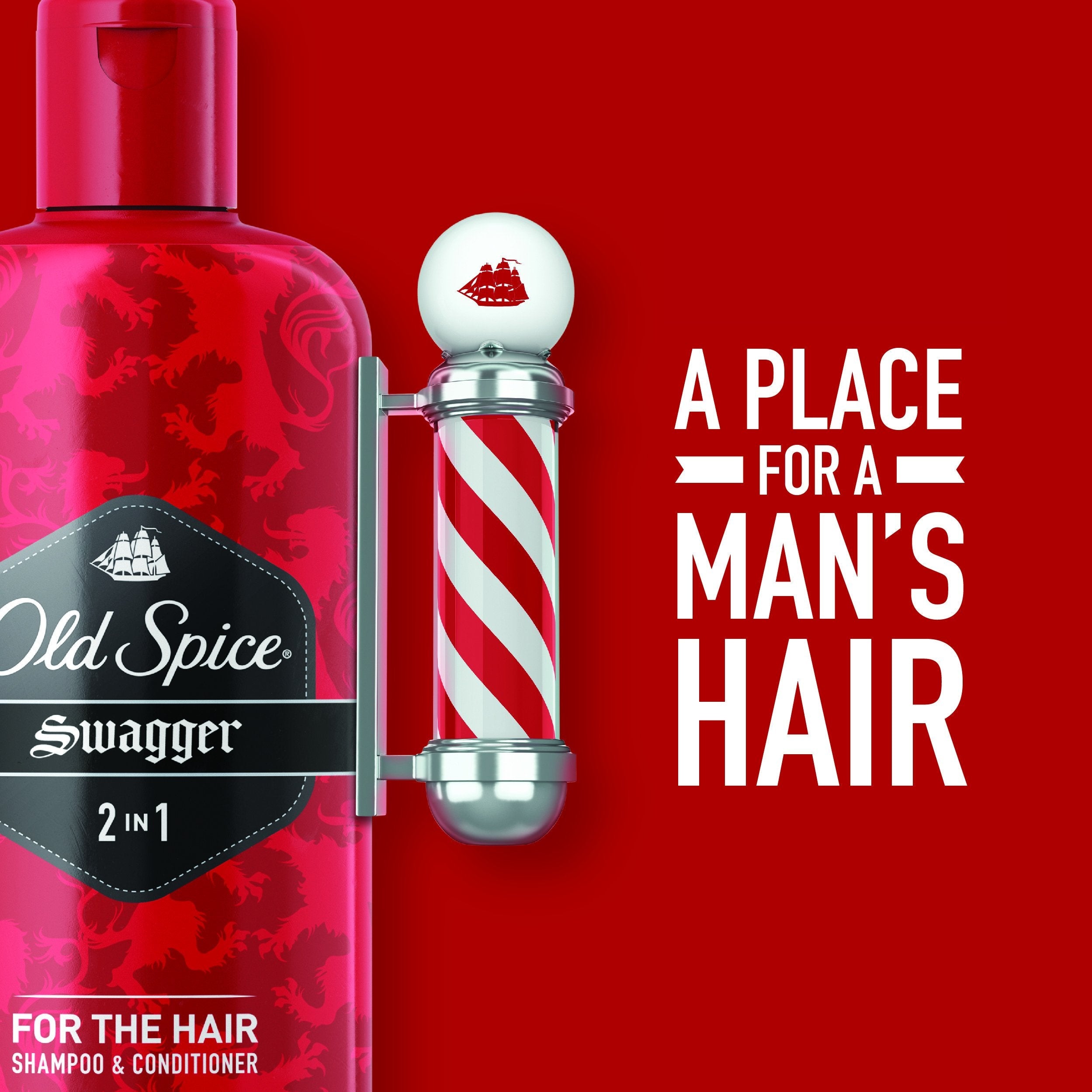 Old Spice Bearglove 2-in-1 Shampoo & Conditioner | 12 fl oz