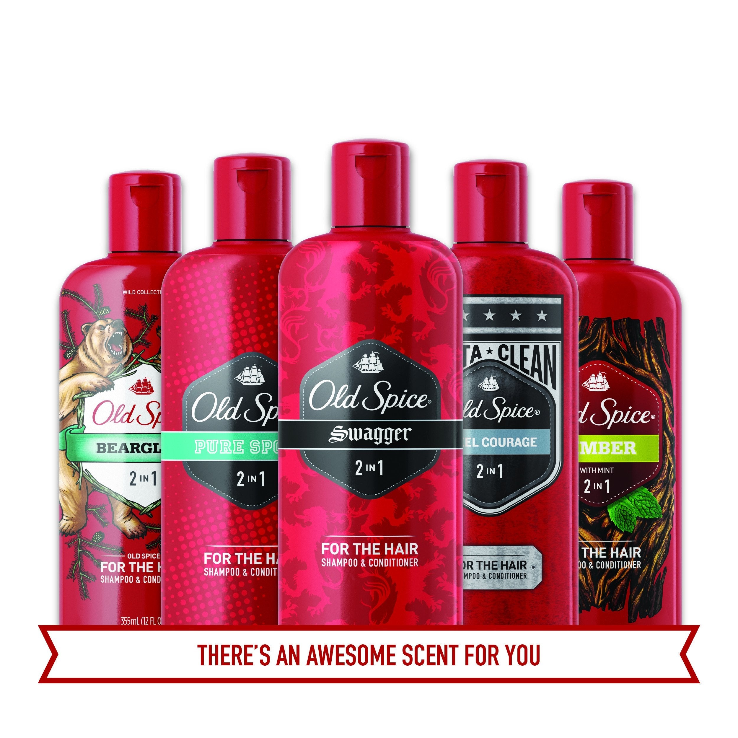 Old Spice Bearglove 2-in-1 Shampoo & Conditioner | 12 fl oz