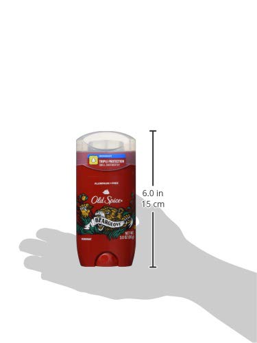 Old Spice Bearglove Aluminum Free Deodorant for Men – 48-Hour Protection, Pack of 3