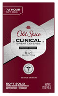 Old Spice Clinical Sweat Defense Soft Solid Deodorant for Men – 72-Hour Protection (1.7 oz)