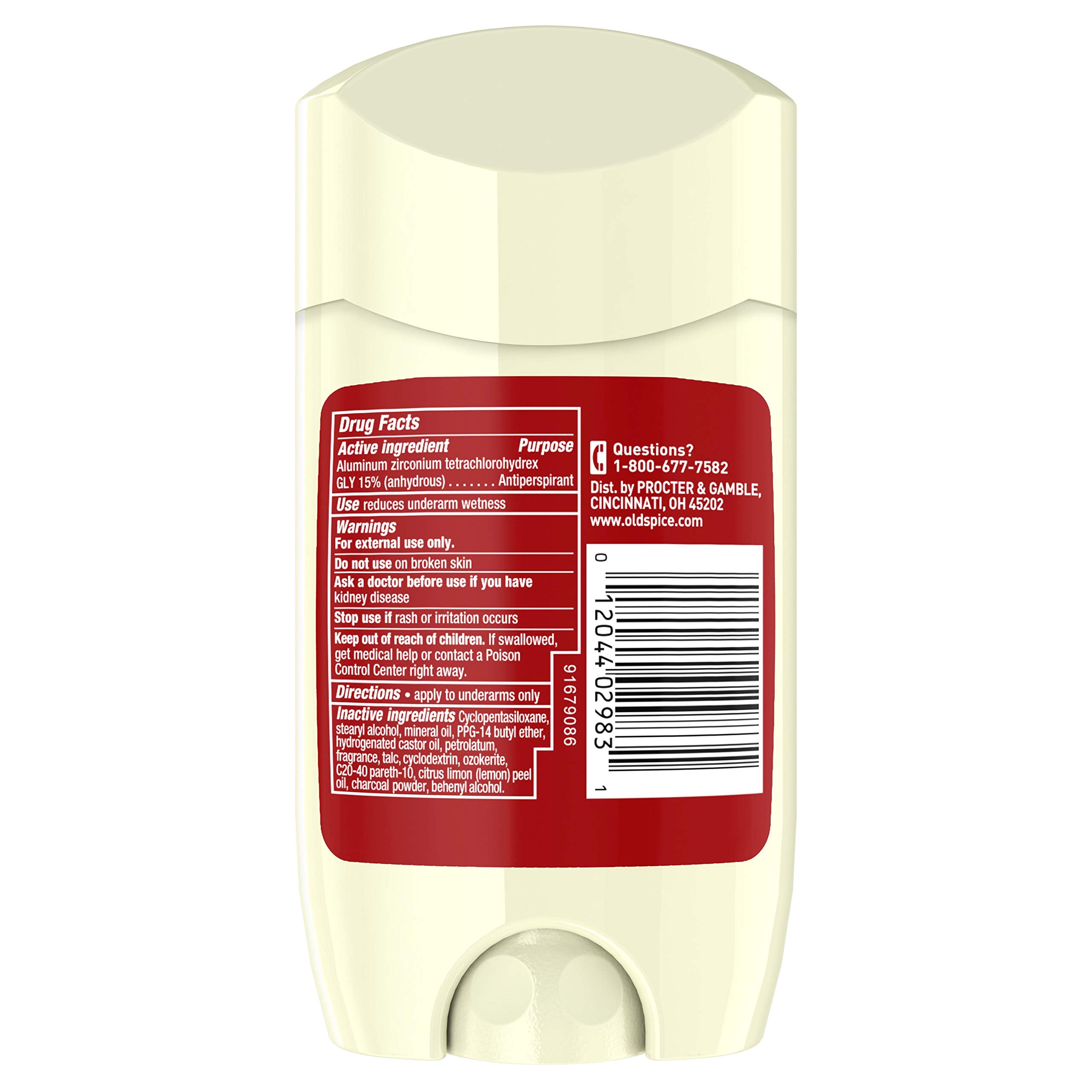 Old Spice Invisible Solid Antiperspirant Deodorant for Men – Deep Sea Ocean Elements Scent, 12-Pack