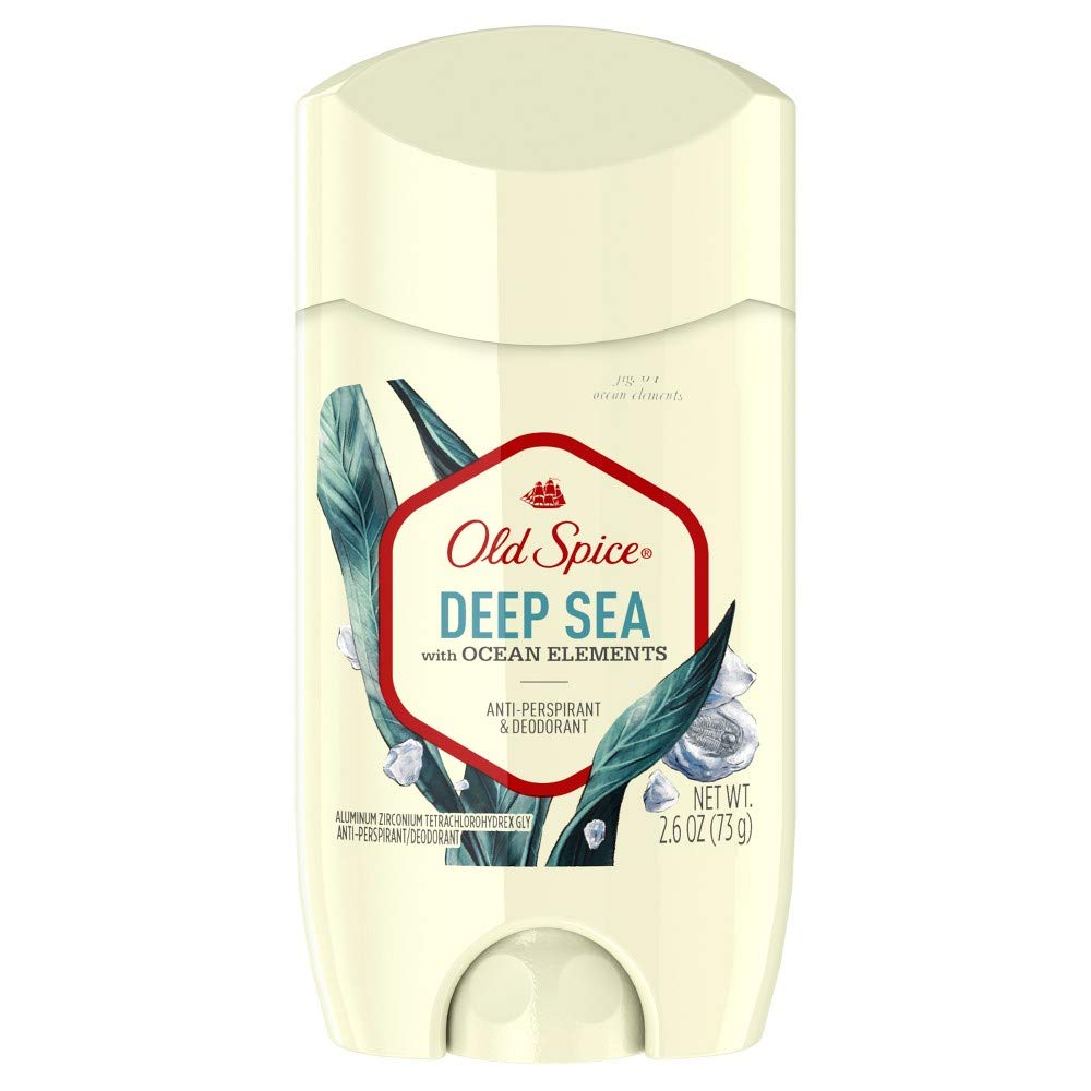 Old Spice Fresher Collection Deep Sea Invisible Solid Deodorant – Pack of 4