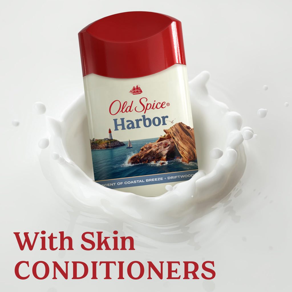 Old Spice Harbor Scent Antiperspirant & Deodorant for Men – 48 Hr Protection, 2.6 oz (Pack of 3)