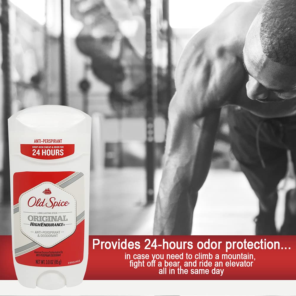 Old Spice High Endurance Original Anti-Perspirant & Deodorant – 3 oz (Pack of 3)