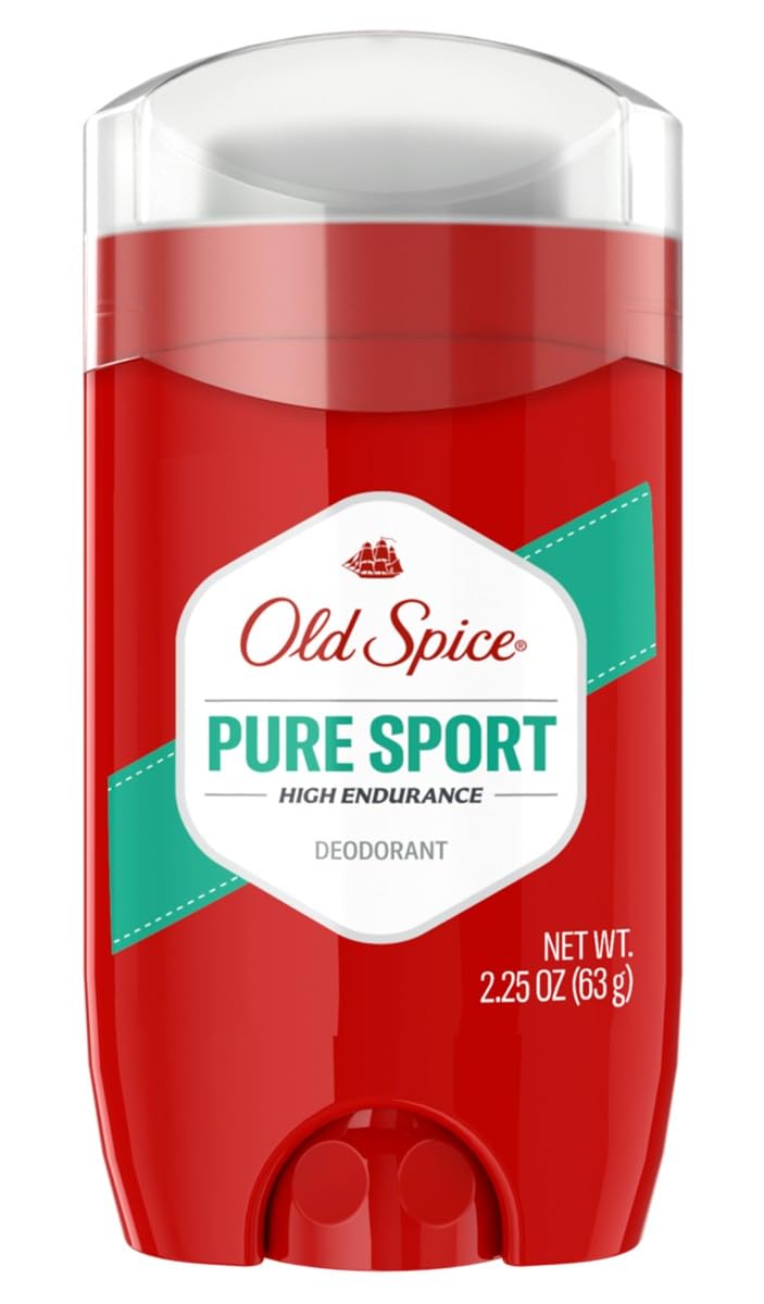 Old Spice High Endurance Pure Sport Solid Deodorant – Pack of 3 (2.25 oz each)