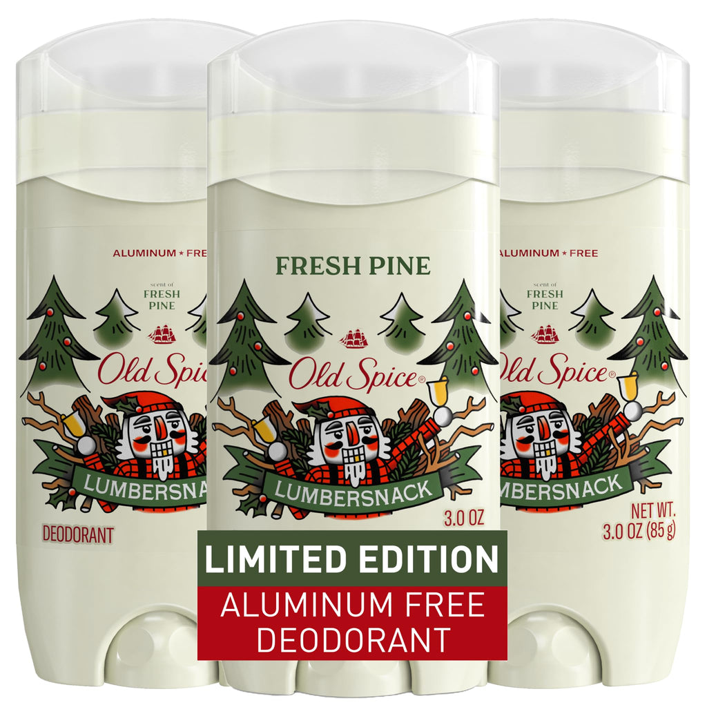 Old Spice Holidudes Aluminum Free Deodorant for Men – Limited Edition 24/7 Holiday Freshness (3 x 3.0 oz)