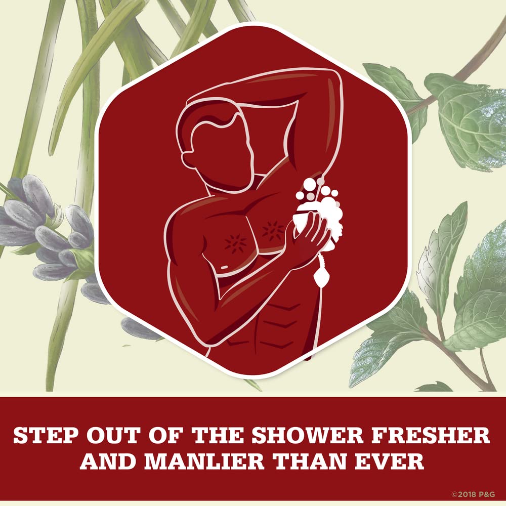 Old Spice Invigorate Cooling Mint Body Wash for Men – 16 oz Pack of 4