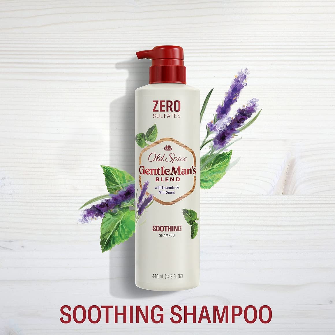 Old Spice Gentlemans Blend Sulfate-Free Shampoo & Conditioner Set – Lavender & Mint Scent (14.8 fl oz & 8 fl oz)