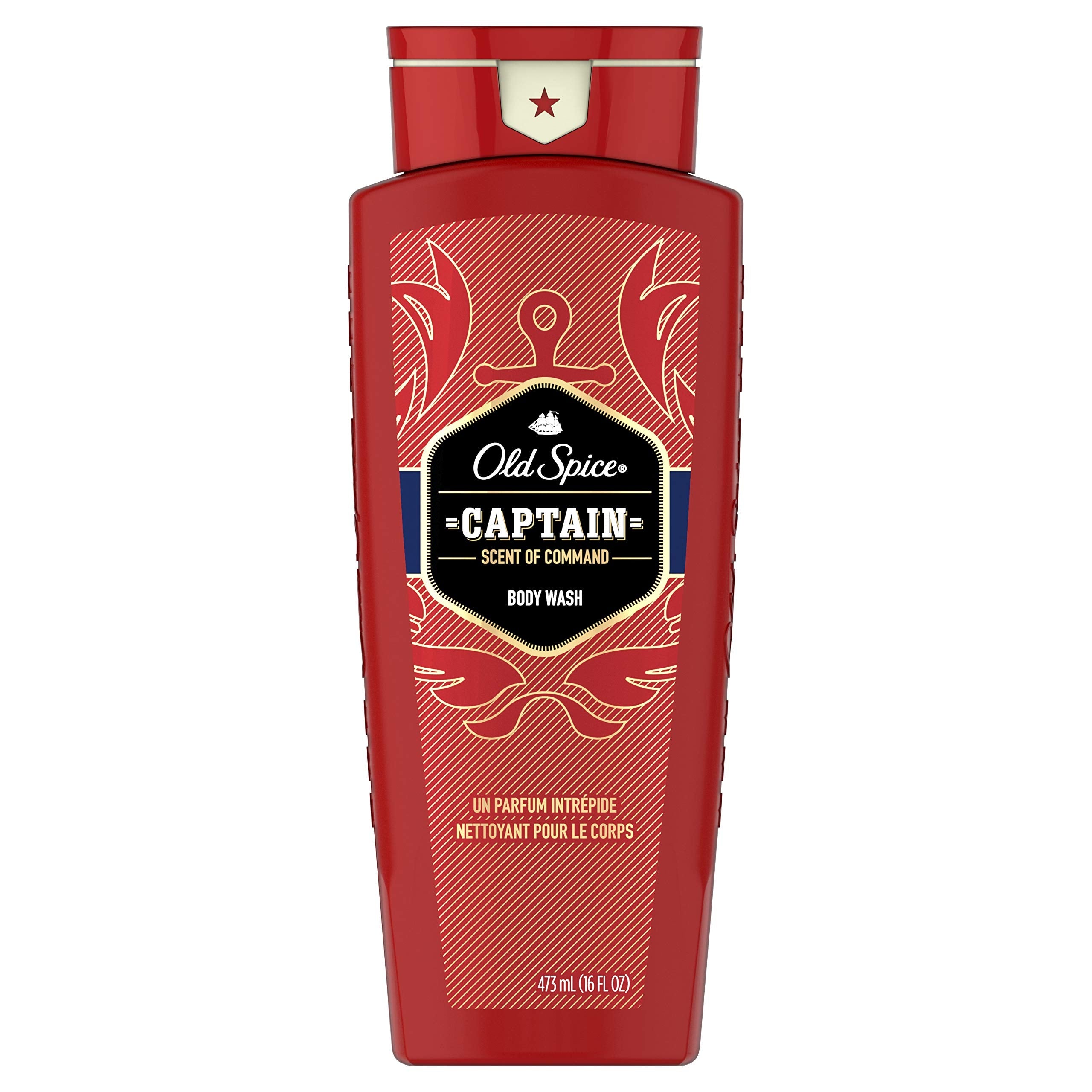Old Spice Red Collection Captain Body Wash for Men – 16 oz