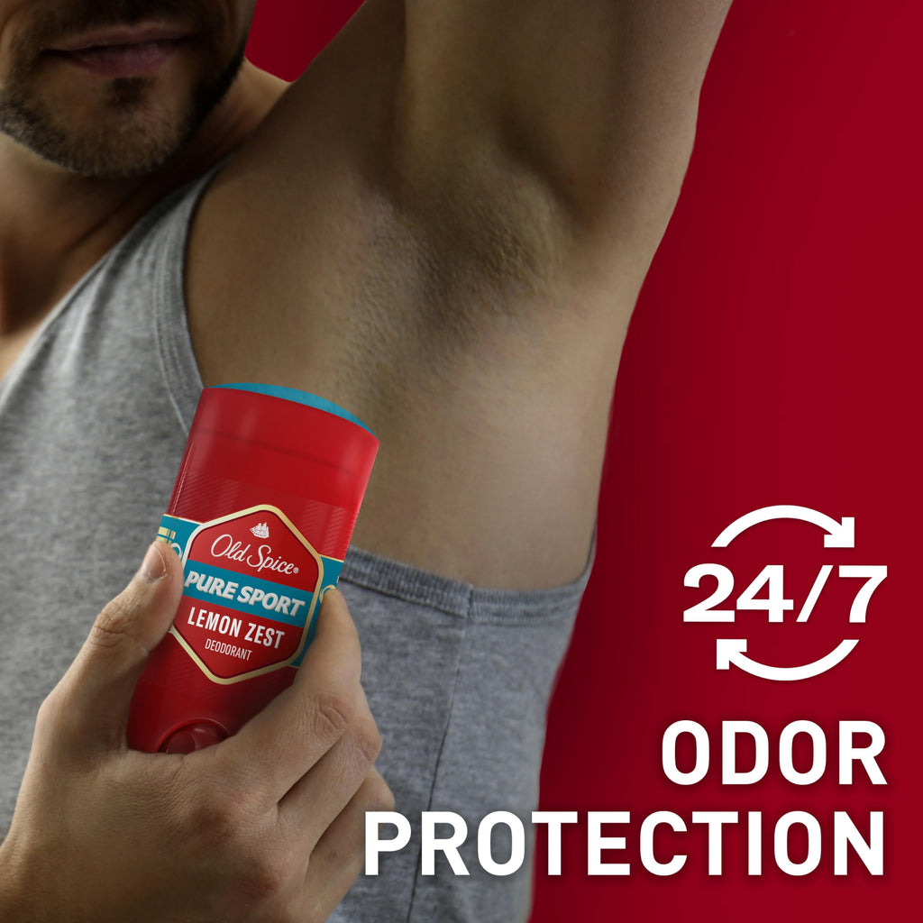 Old Spice Aluminum Free Deodorant for Men - 24/7 Odor Protection & Fresh Citrus Scent (3 x 3.0 oz)