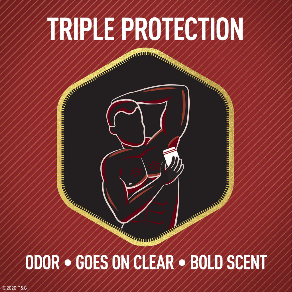 Old Spice Red Zone Aqua Reef Deodorant for Men — 3 x 3 oz, Aluminum-Free