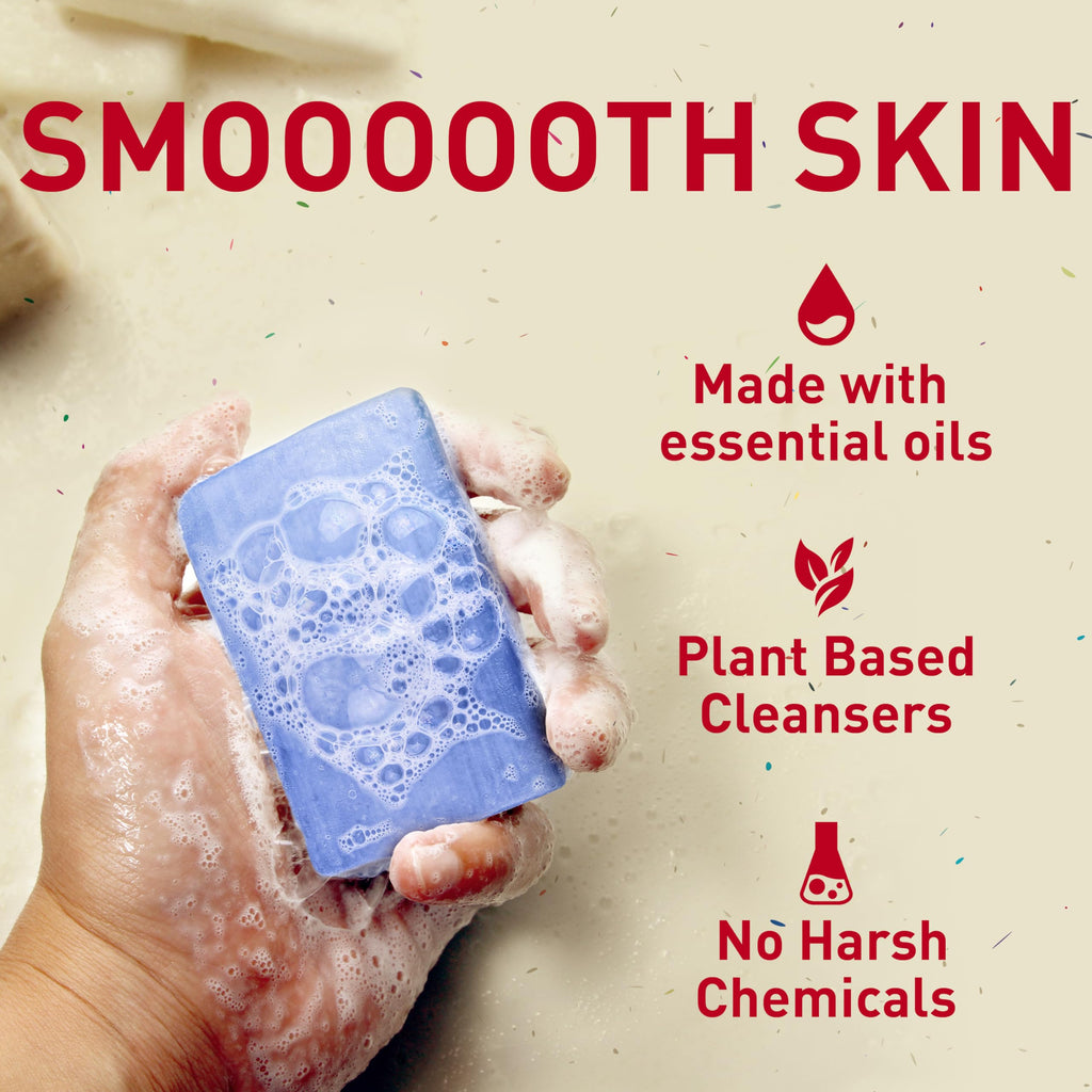 Old Spice Seas the Day Premium Bar Soap – Eucalyptus & Coconut Cream, Plant-Based Cleanser (Pack of 6)