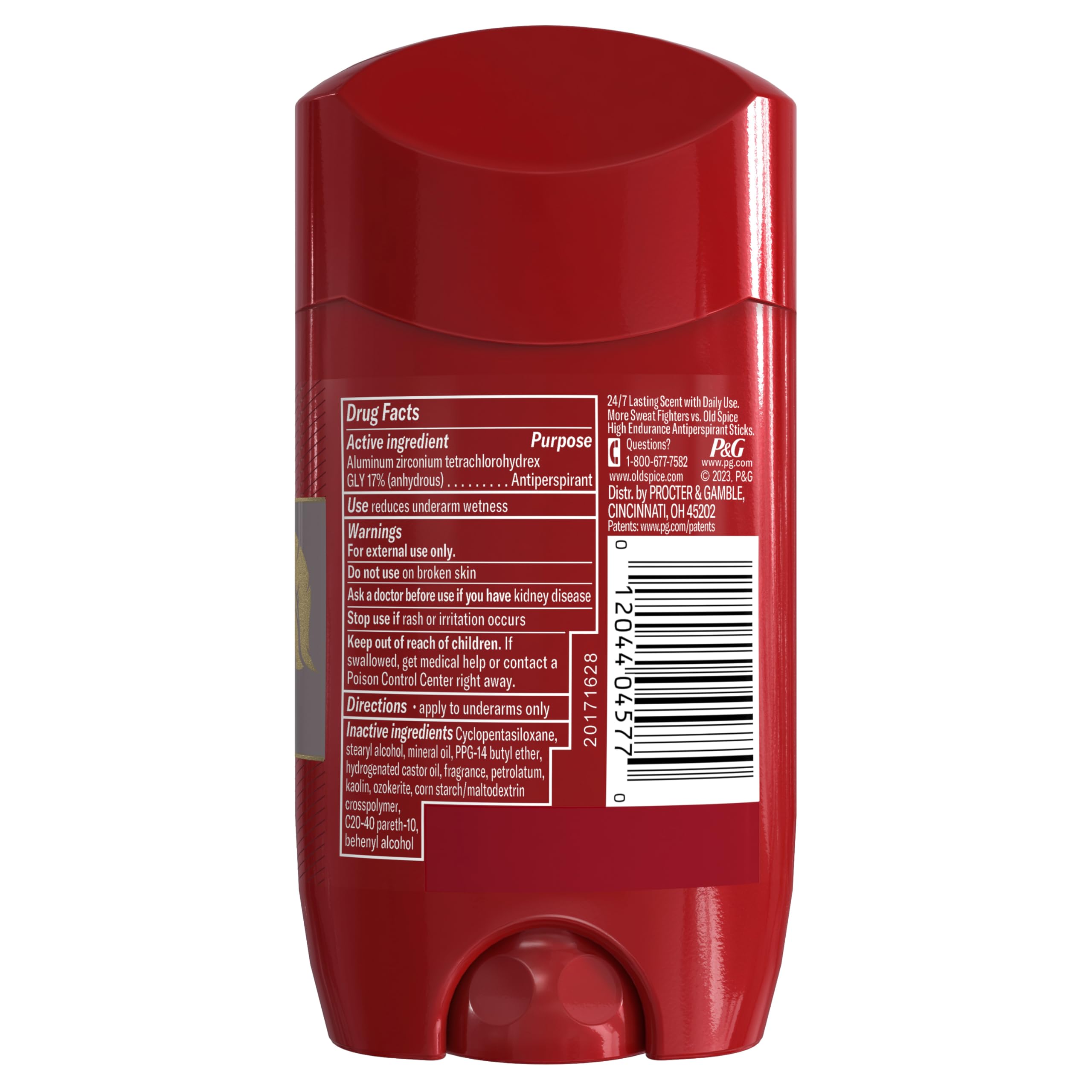 Old Spice Steel Titan Invisible Solid Deodorant for Men – Aged Oak, 24/7 Protection (2.6 oz, Pack of 6)