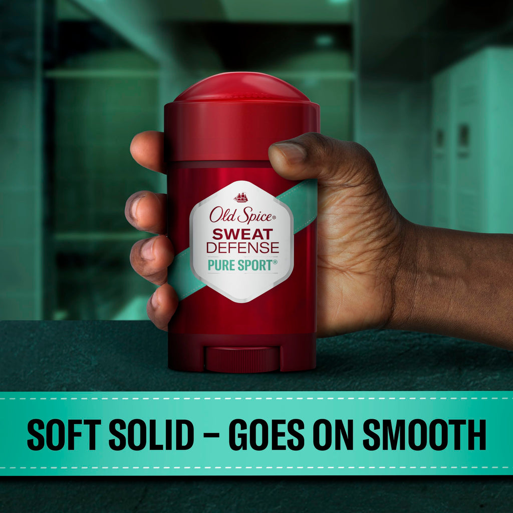 Old Spice Sweat Defense Soft Solid Antiperspirant & Deodorant – 2-Pack, Lemon-Lime, 48 Hour Protection