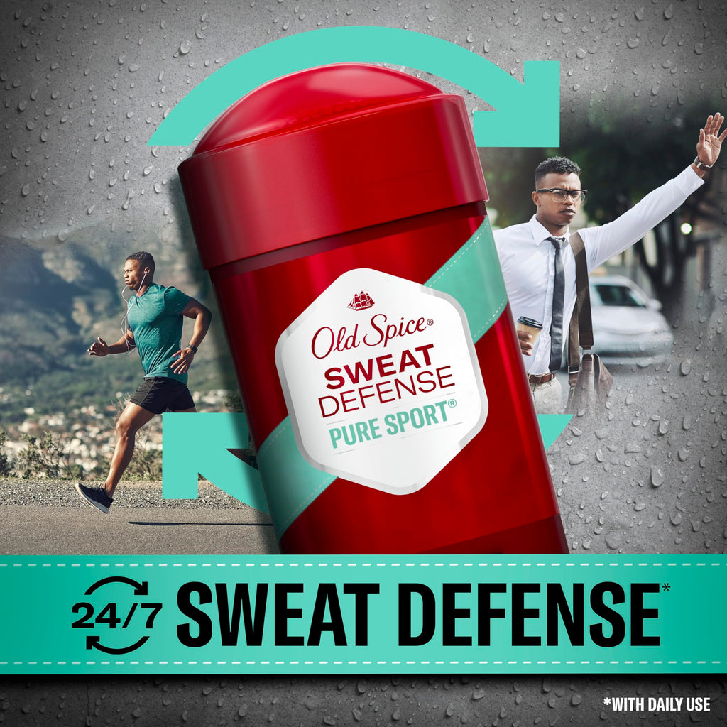 Old Spice Sweat Defense Soft Solid Antiperspirant & Deodorant – 2-Pack, Lemon-Lime, 48 Hour Protection