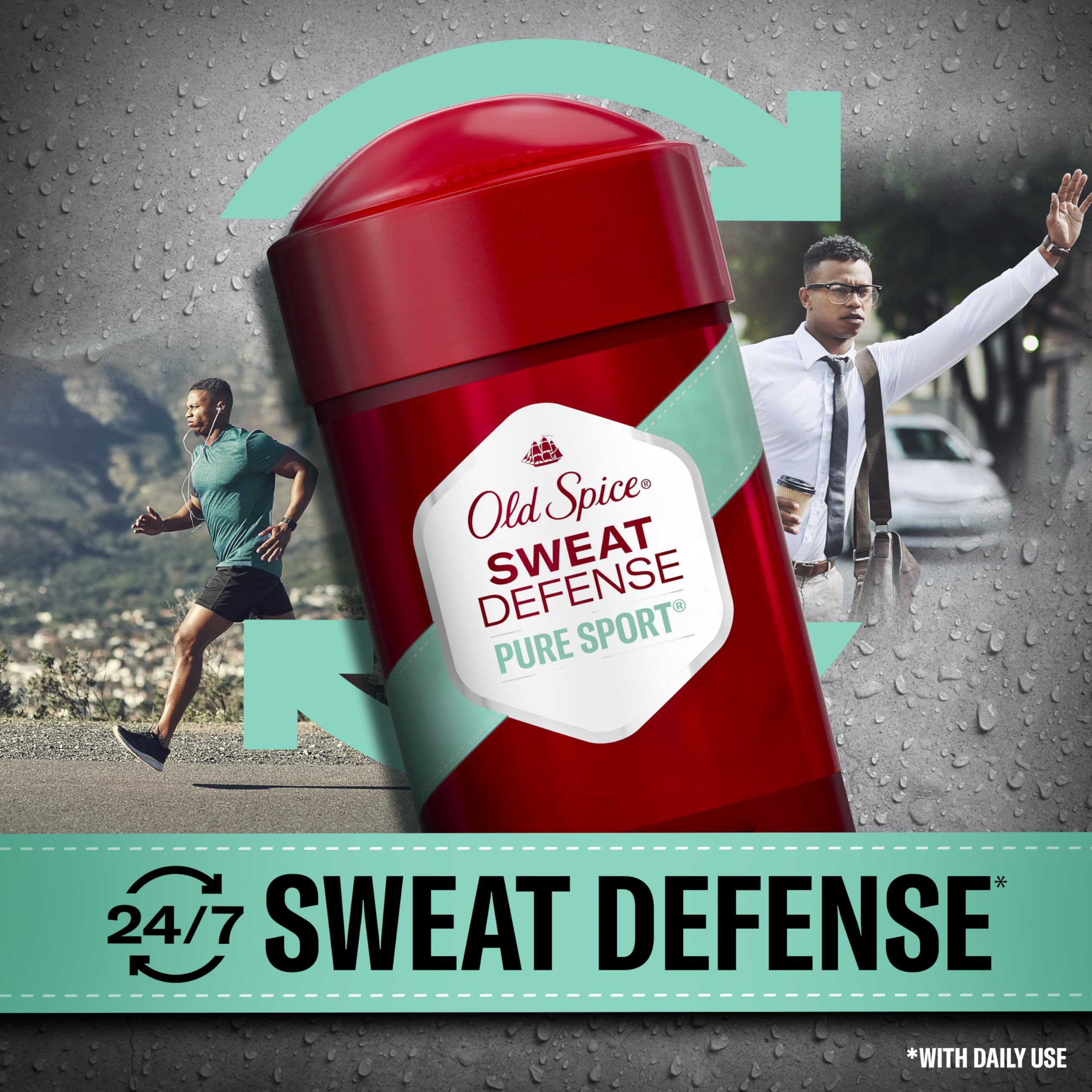 Old Spice Sweat Defense Soft Solid Antiperspirant & Deodorant – 2-Pack, Lemon-Lime, 48 Hour Protection