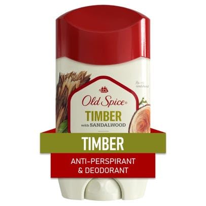 Old Spice Timber Sandalwood Antiperspirant & Deodorant 2-Pack, 2.6 oz
