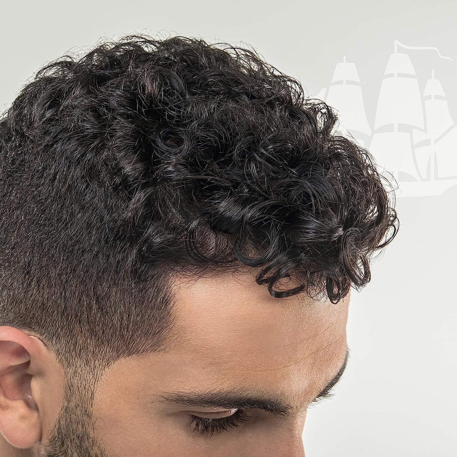Old Spice Wavy Curly Hair Shampoo, Conditioner & Leave-In Set for Men | Regimen Bundle