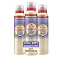 Old Spice Whole Body Deodorant for Men – Lavender Mint, Aluminum-Free, Pack of 3