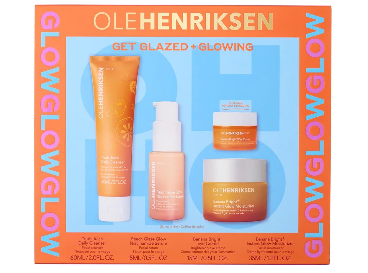 OLE HENRIKSEN Pre-Party Glow Vitamin C Trio – Brighten, Hydrate & Prep for Makeup
