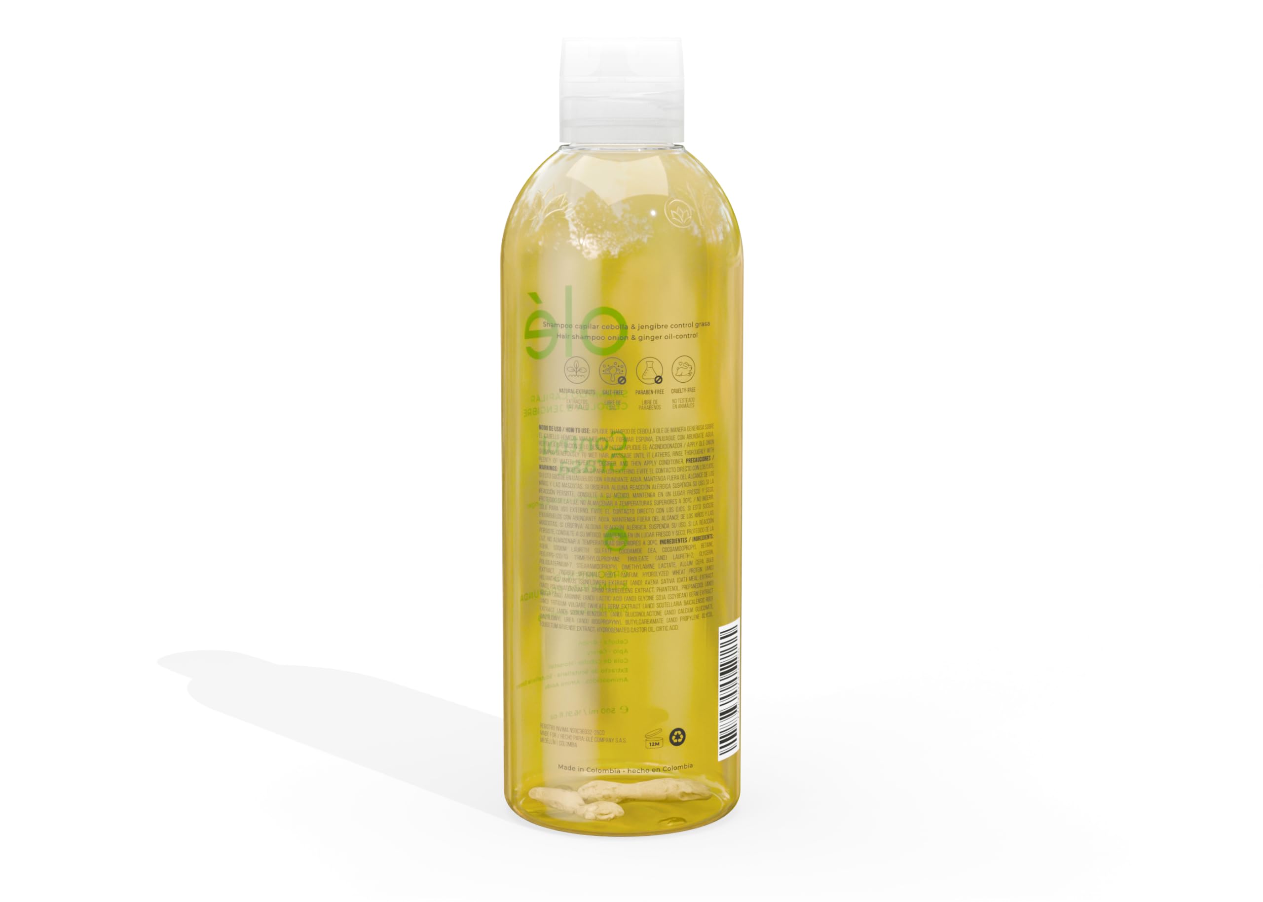OLÉ Onion & Ginger Anti-Grease Shampoo | Purify & Balance Scalp