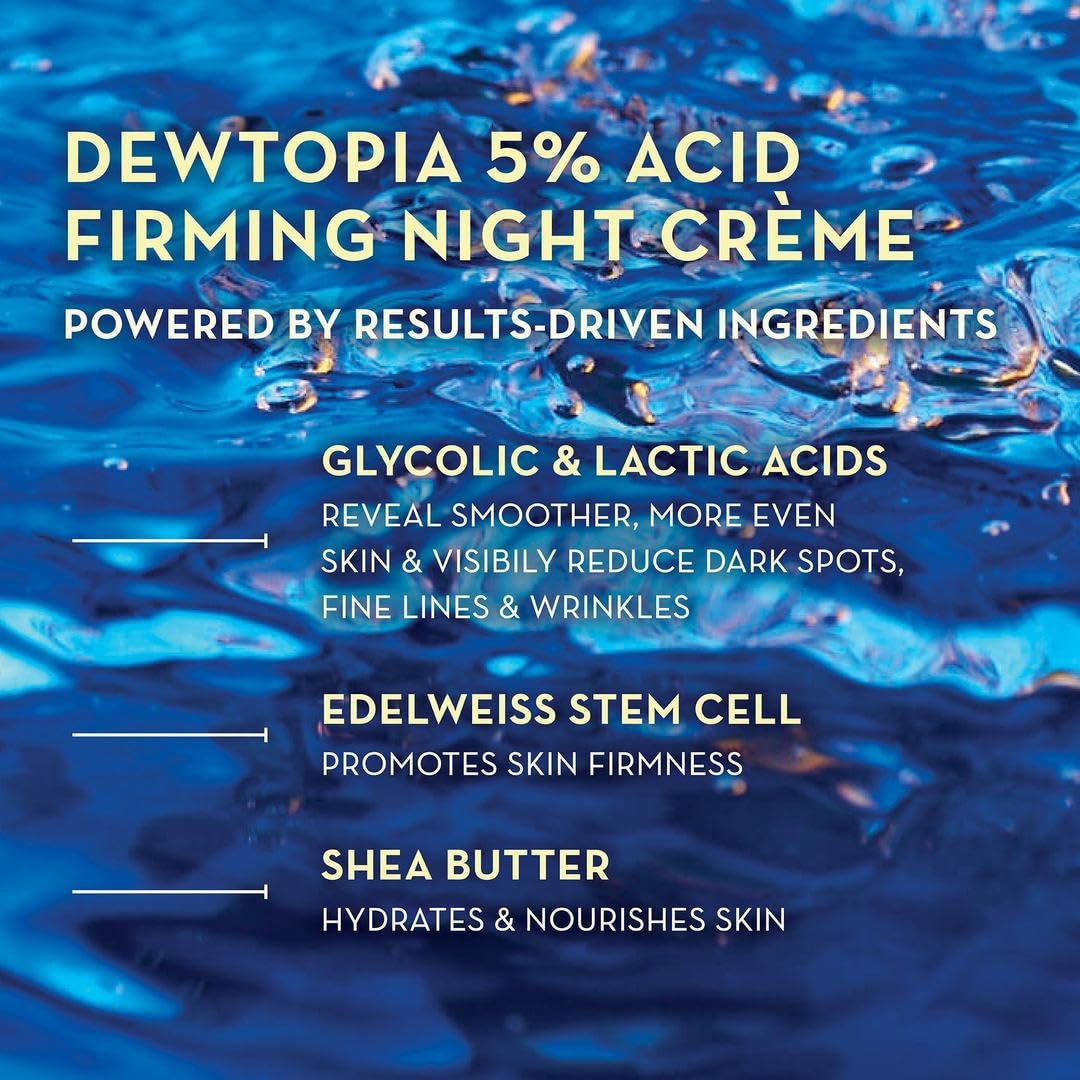 OLEHENRIKSEN Dewtopia 5% AHA Firming Night Crème – Hydration, Exfoliation & Even Tone