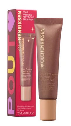 Ole Henriksen Pout Preserve Glimmer Vault Set — 5 Lip Treatments (0.4 oz each) in Strawberry Sorbet, Citrus Sunshine, Lingonberry Jam, Creme Brulee, Cocoa Creme