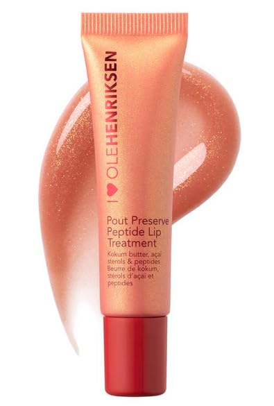 Ole Henriksen Pout Preserve Glimmer Vault Set — 5 Lip Treatments (0.4 oz each) in Strawberry Sorbet, Citrus Sunshine, Lingonberry Jam, Creme Brulee, Cocoa Creme