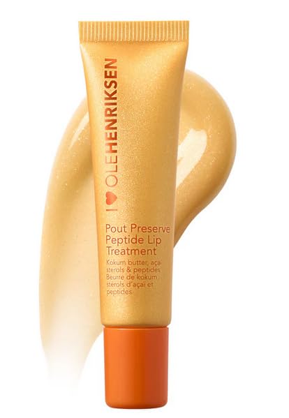 Ole Henriksen Pout Preserve Glimmer Vault Set — 5 Lip Treatments (0.4 oz each) in Strawberry Sorbet, Citrus Sunshine, Lingonberry Jam, Creme Brulee, Cocoa Creme