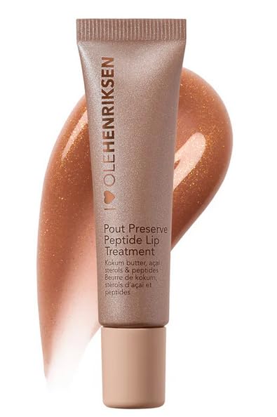 Ole Henriksen Pout Preserve Glimmer Vault Set — 5 Lip Treatments (0.4 oz each) in Strawberry Sorbet, Citrus Sunshine, Lingonberry Jam, Creme Brulee, Cocoa Creme