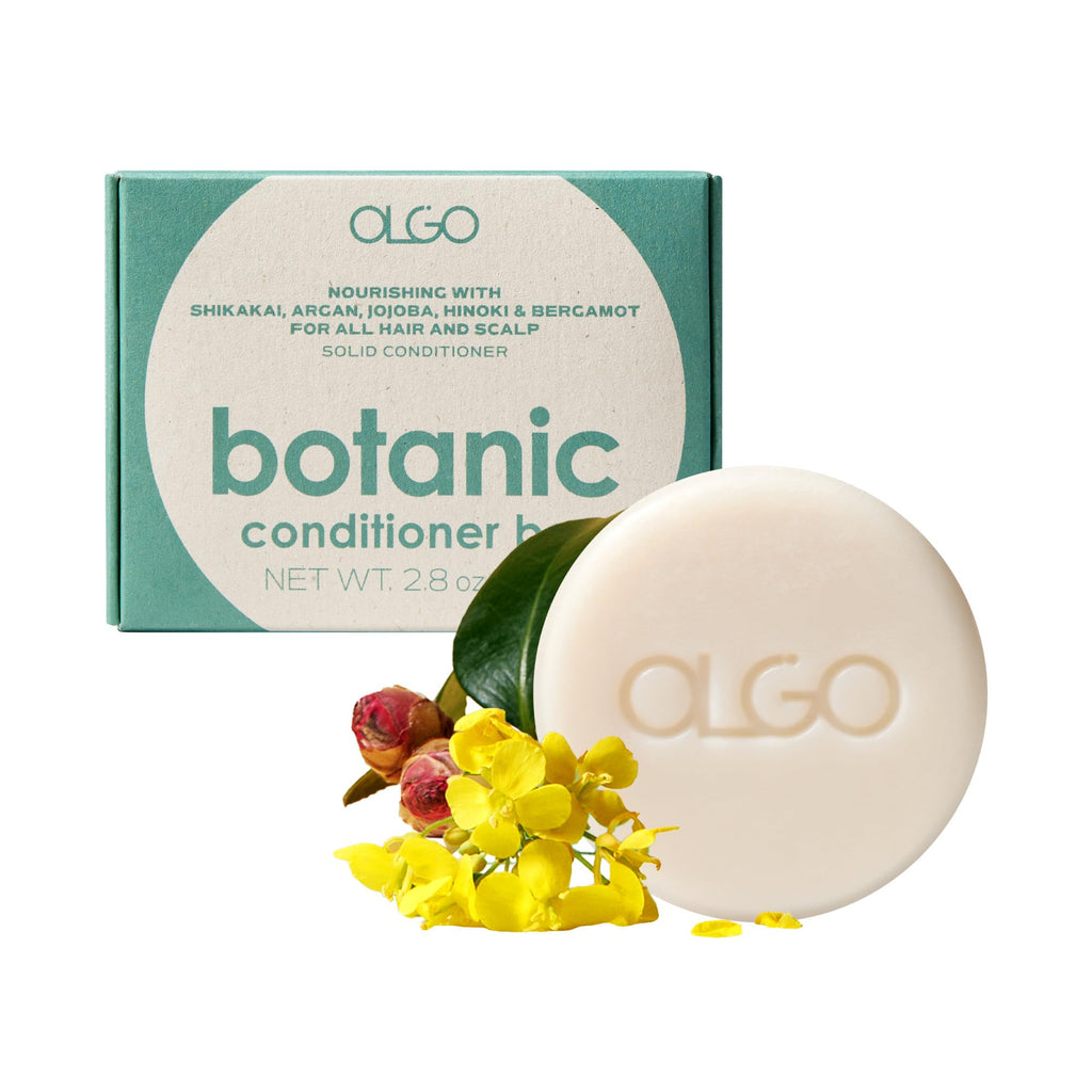OLGO Botanic Conditioner Bar – Anti-Breakage, Split End Repair & Shine (2.8 oz)
