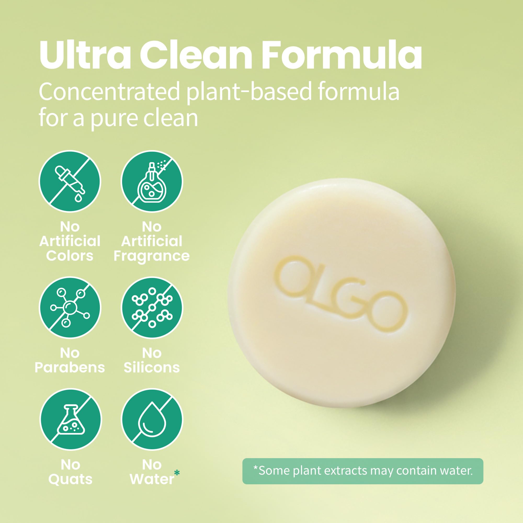 OLGO Botanic Conditioner Bar – Anti-Breakage, Split End Repair & Shine (2.8 oz)