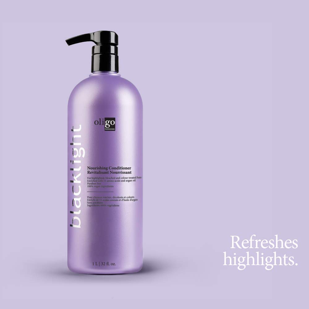Oligo Professionnel Blacklight Nourishing Conditioner | Sulfate-Free, Vegan for Color Treated Hair – 32 oz