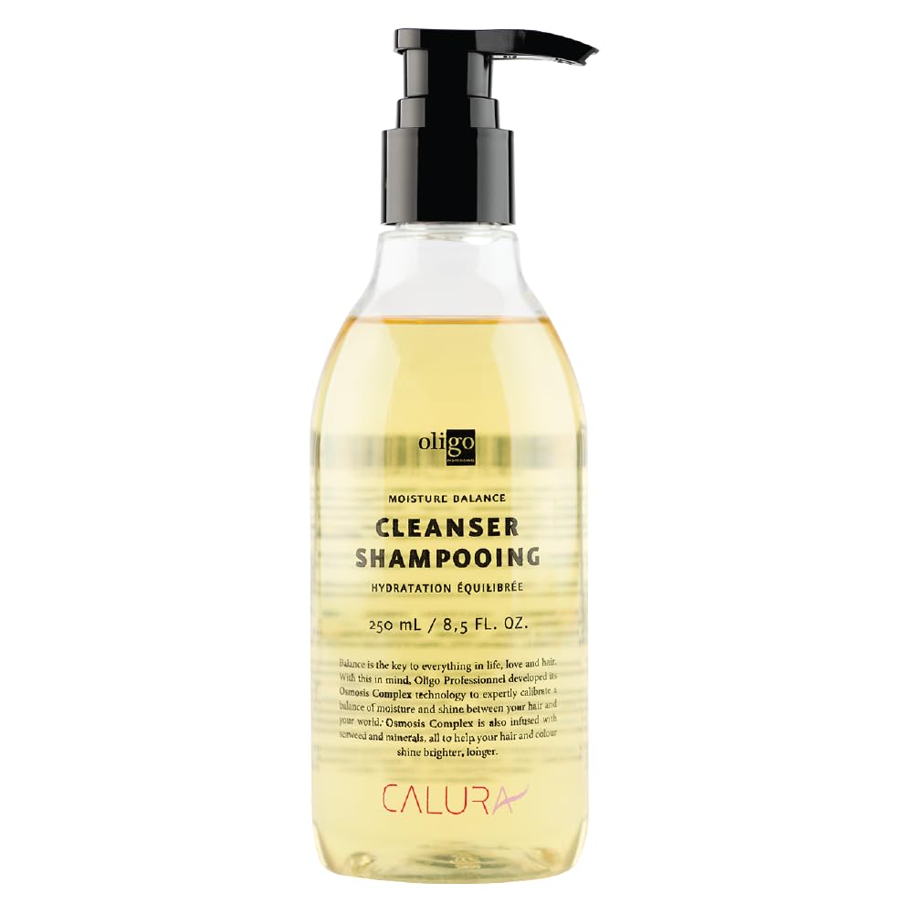 Oligo Professionnel Calura Moisture Balance Cleanser – Sulfate Free Shampoo, Vegan & Color Safe | 8.5oz