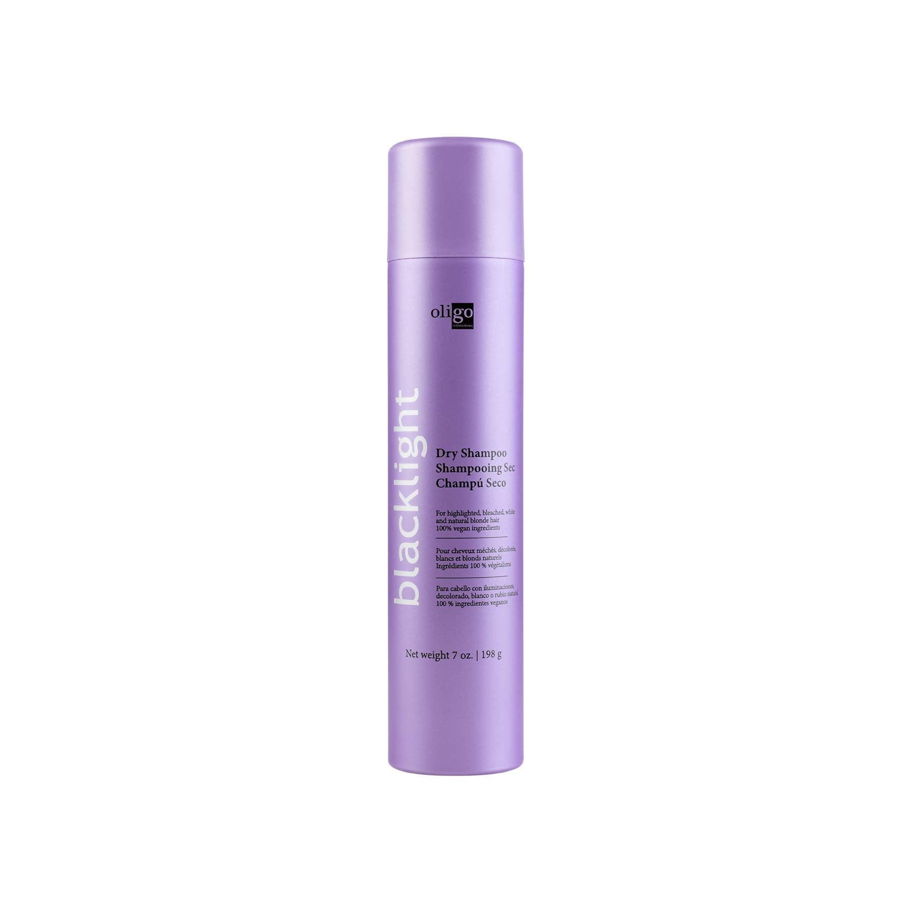 Oligo Professionnel Blacklight Dry Shampoo – Weightless Volume for All Hair Types | Vegan & Residue-Free | 7 oz