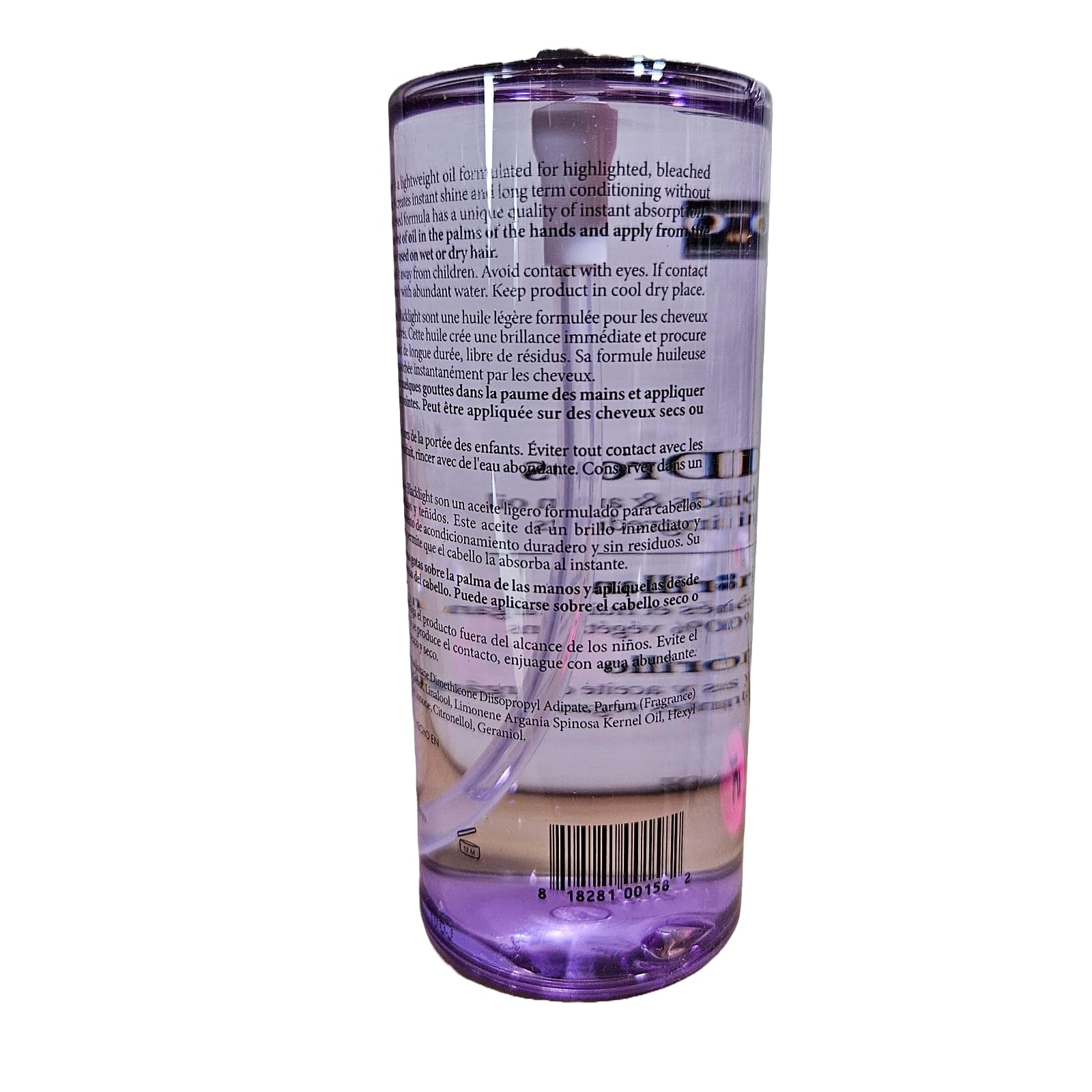 Oligo Professionnel Blacklight Shine Drops – Weightless Hair Oil & Anti-Frizz Serum (3.4 oz)