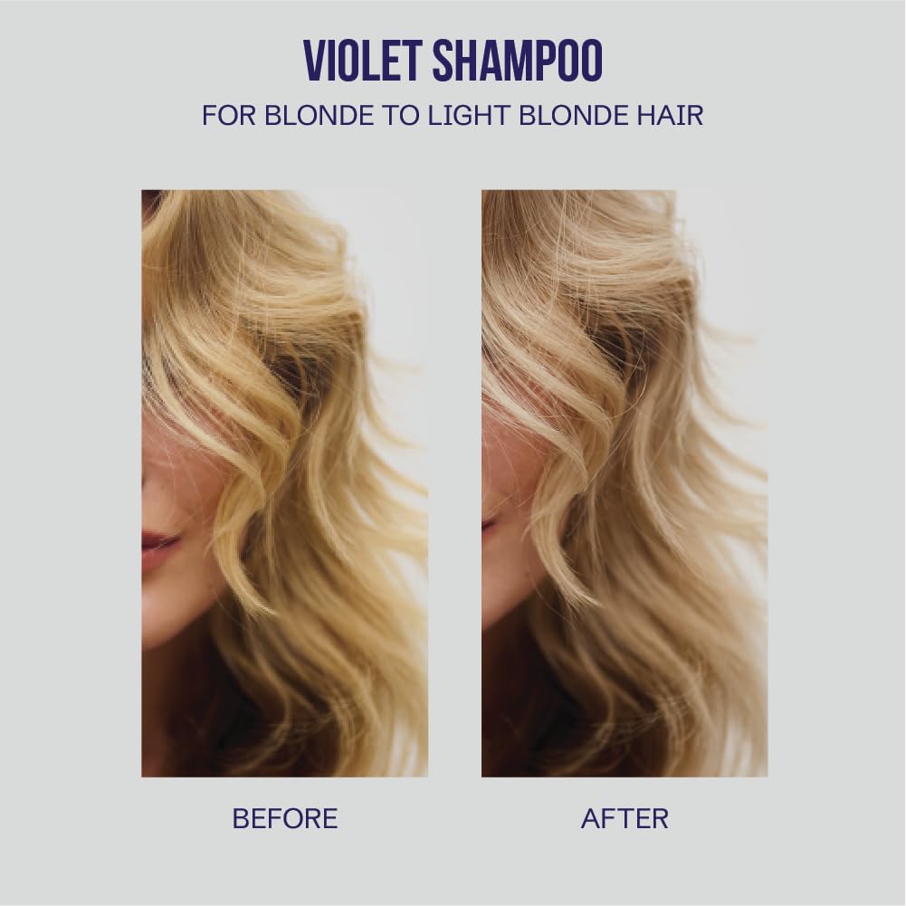 Oligo Professionnel Blacklight Violet Shampoo – Sulfate-Free Purple Shampoo for Blondes | Vegan Hydration with Argan Oil | 8.5 oz