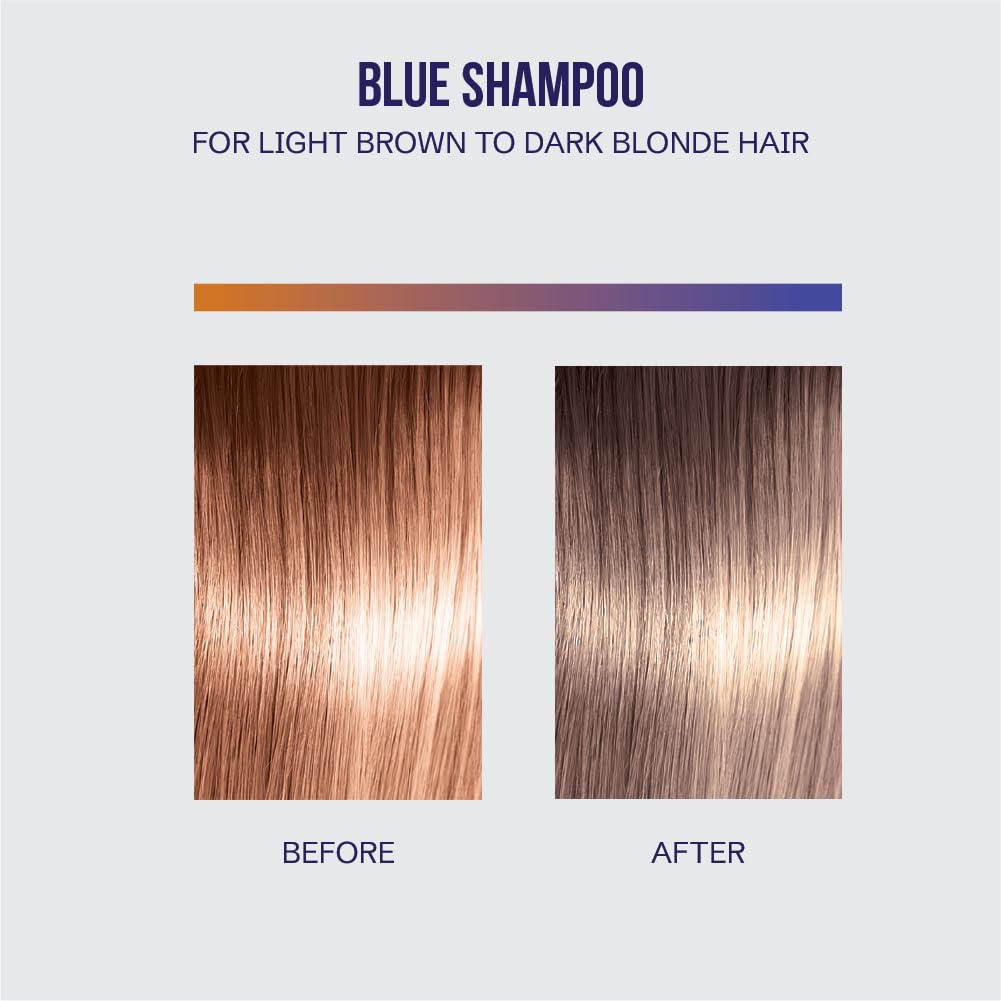 OLIGO PROFESSIONNEL Blacklight Blue Shampoo – Sulfate-Free Blue Toner for Blonde & Color-Treated Hair, 8.5oz