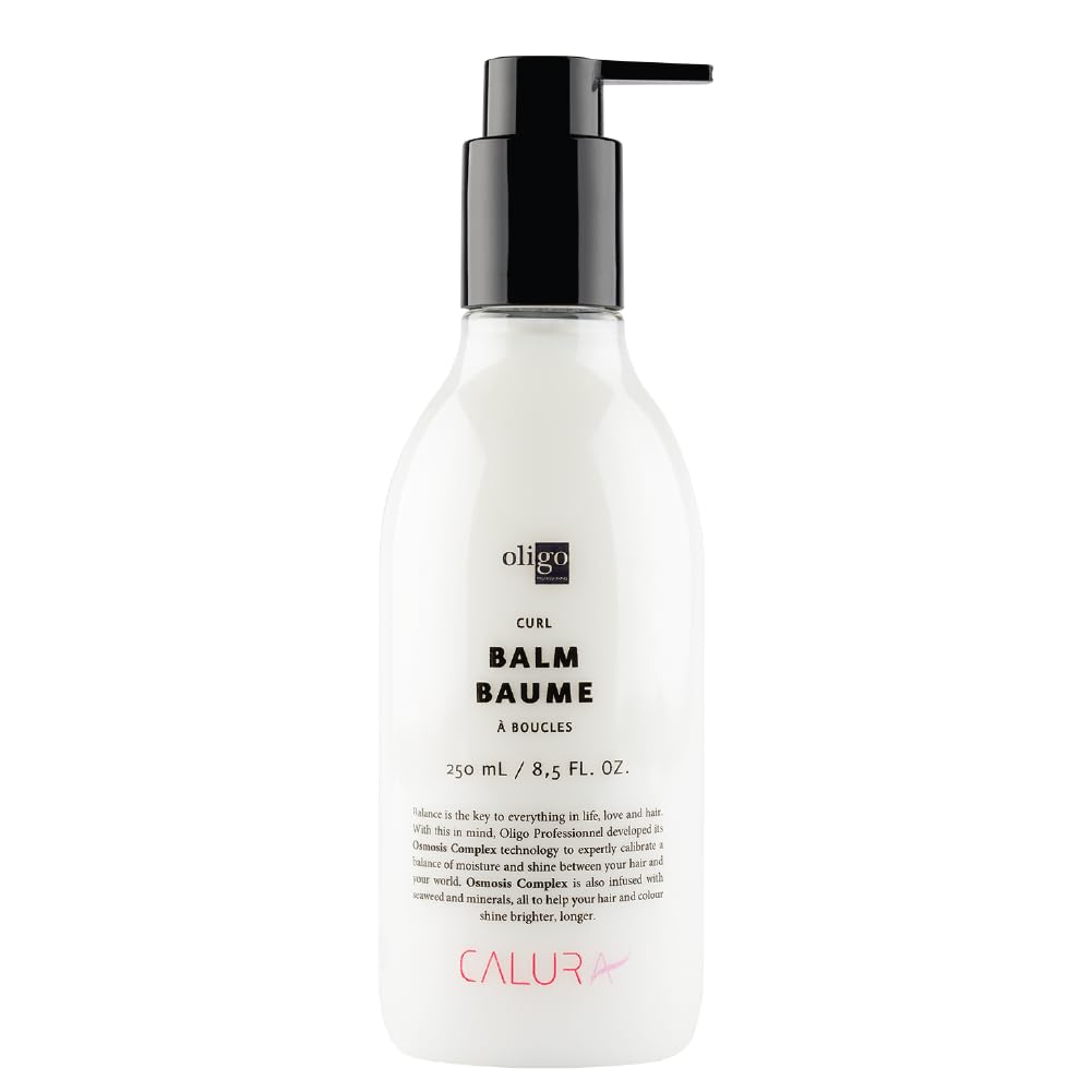 Oligo Professionnel Calura Curl Balm - Defining Curl Cream for Wavy & Curly Hair - Sulfate & Paraben Free - 8.5oz