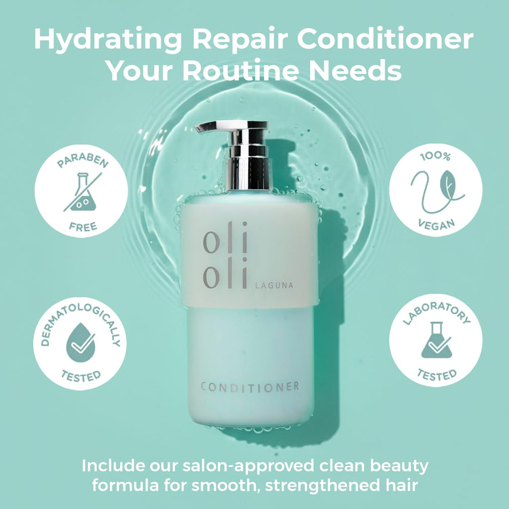 OLIOLI Hydrating Repair Conditioner 15.2oz | Keratin, Oils & Plant Proteins for Dry & Damaged Hair