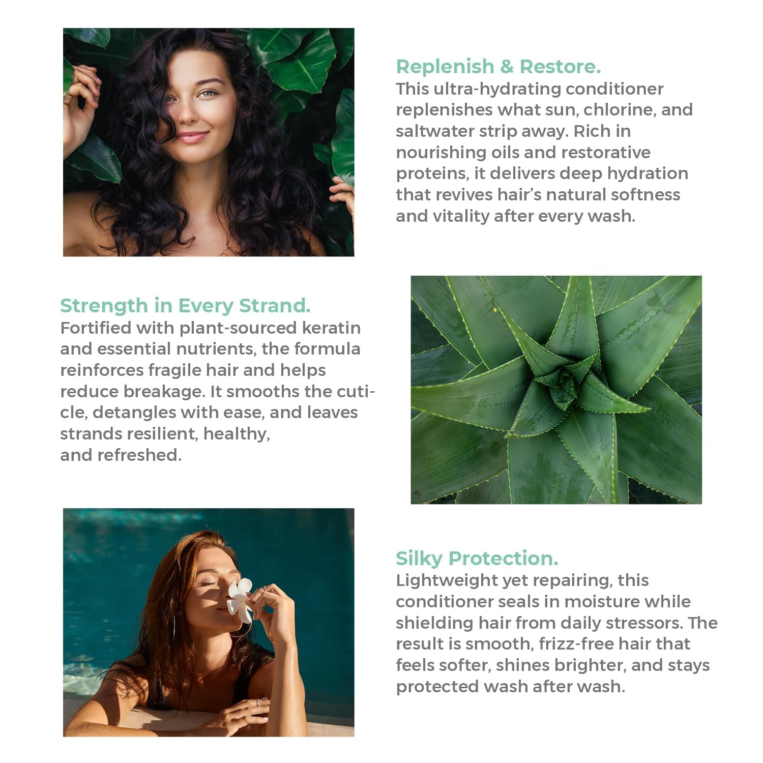 OLIOLI Hydrating Repair Conditioner 15.2oz | Keratin, Oils & Plant Proteins for Dry & Damaged Hair