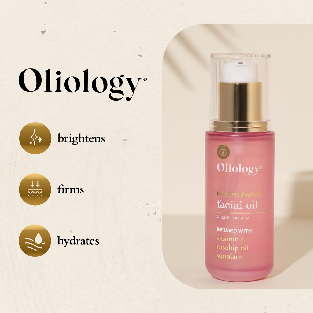 Oliology Brightening Facial Oil — Vitamin C, Rosehip & Squalane | Hydration & Radiance