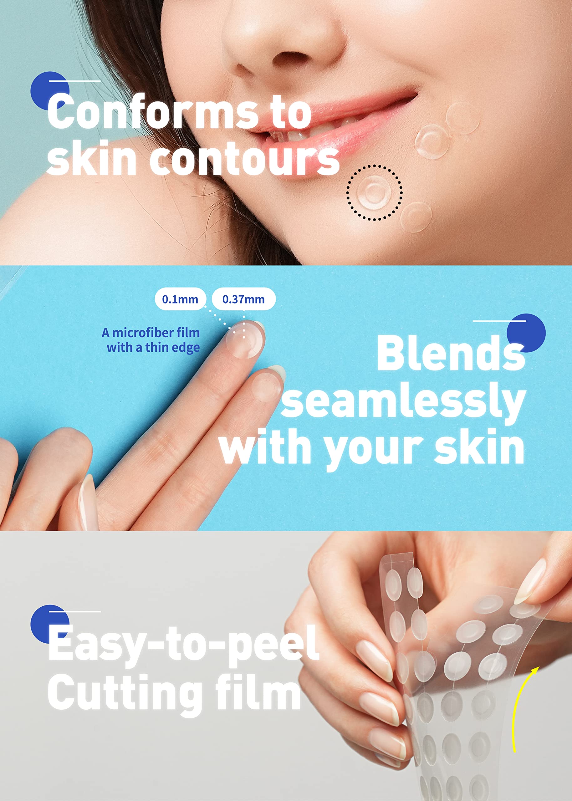 OLIVE YOUNG Care Plus Spot Patch Big (81 Count) – Hydrocolloid Acne Patches