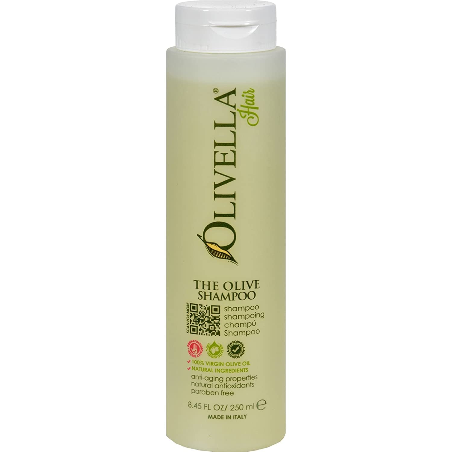 Olivella Olive Shampoo & Conditioner Set – 8.45 oz, Paraben Free