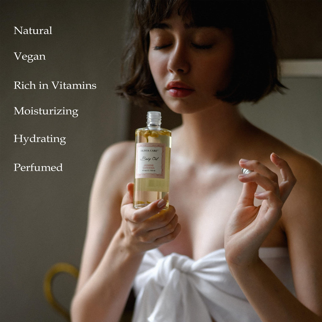 Olivia Care Body Oil Eucalyptus Mint – Vegan Hydration with Vitamin E, K & Omegas