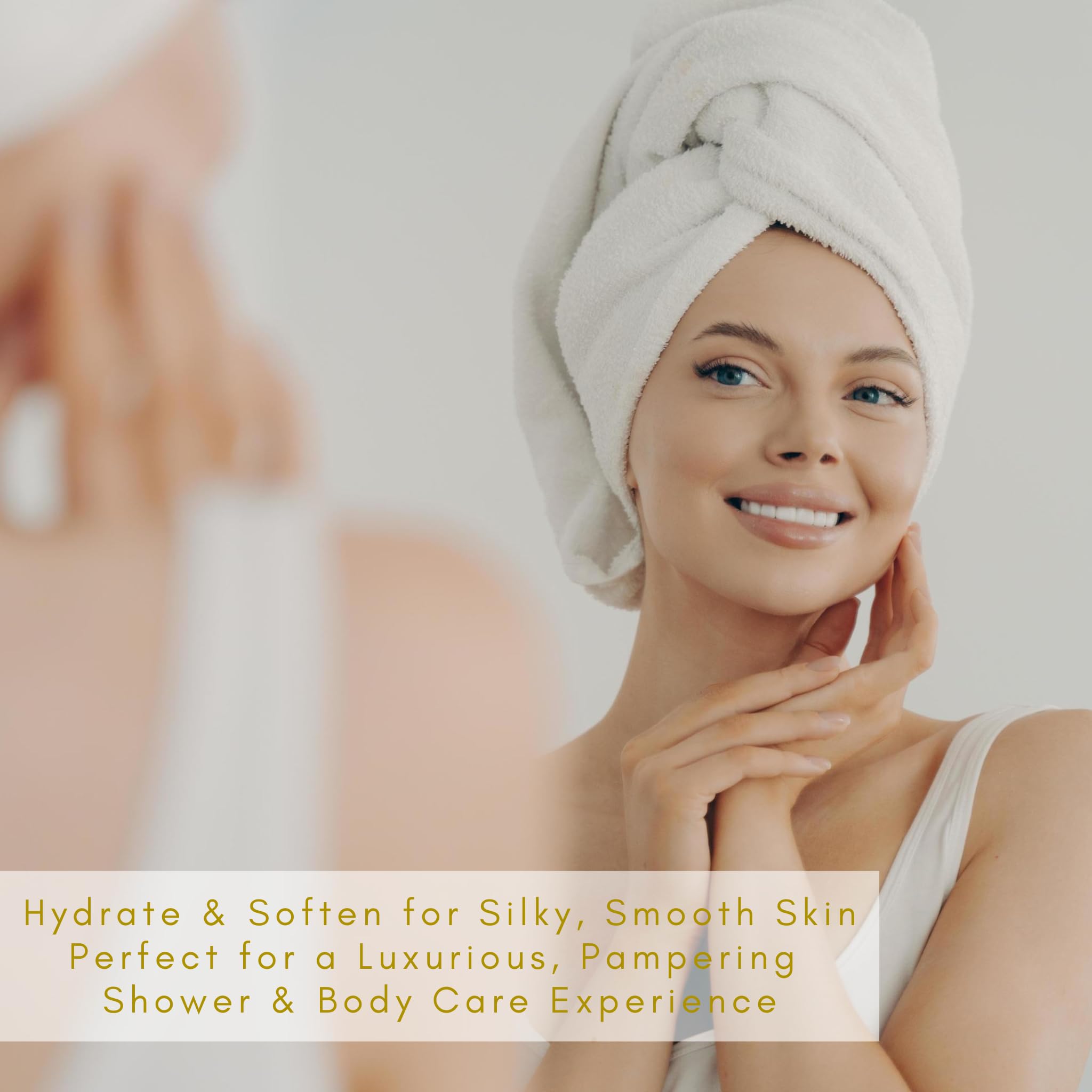 Olivia Care Nourishing Honey Almond Body Oil with Vitamin E | In-Shower Hydration for All Skin Types – 8 oz