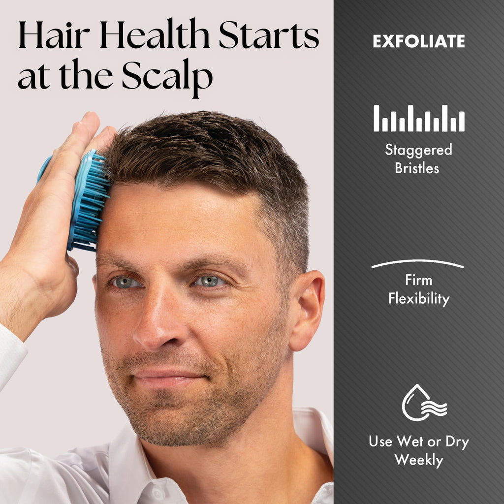 Olivia Garden Scalp Diva Brush – Exfoliate, Cleanse & Massage for All Hair Types