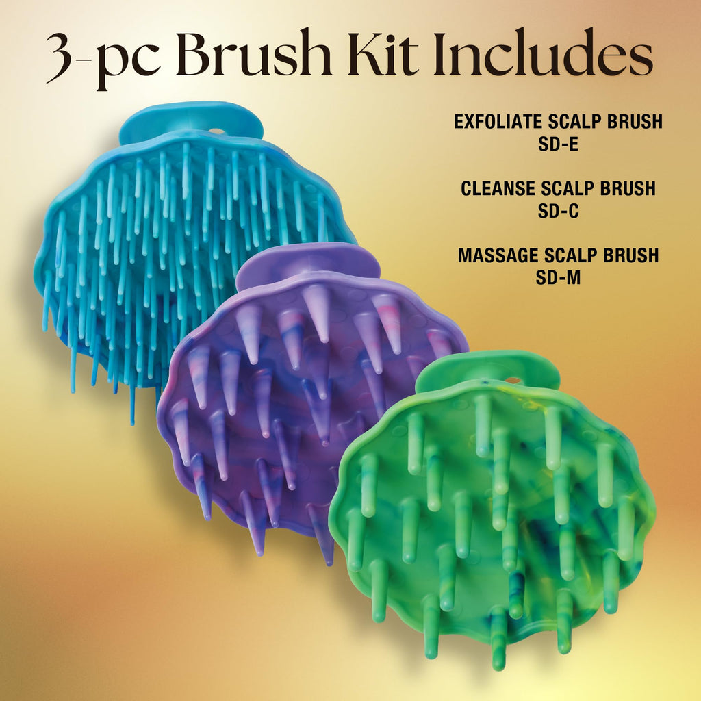 Olivia Garden Scalp Diva Brush – Exfoliate, Cleanse & Massage for All Hair Types